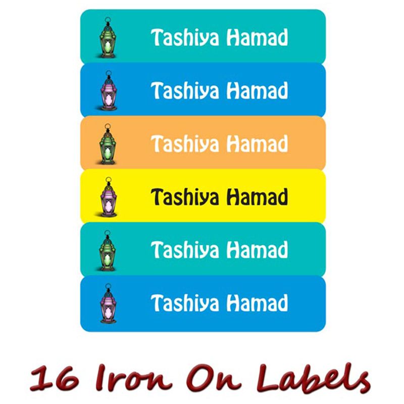 Printshop - Personalised Waterproof Labels Set - Lamp 2