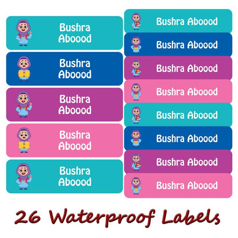 Printshop - Personalised Waterproof Labels Set - Teacher