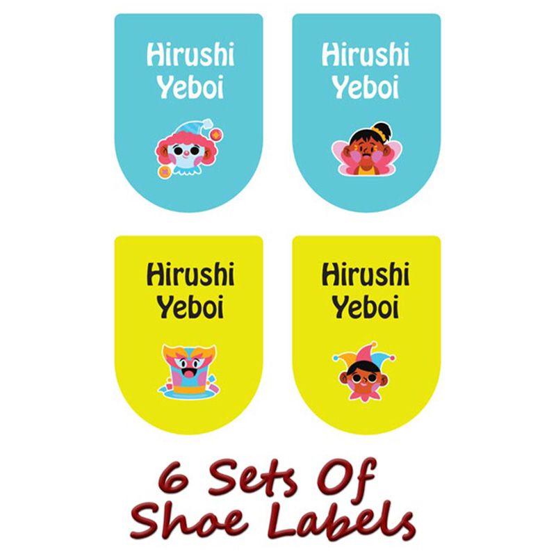 Printshop - Personalised Waterproof Labels Set - Clown