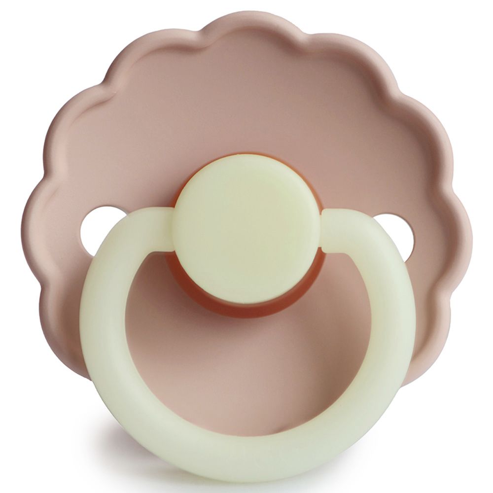 FRIGG - Daisy Night Latex Pacifier 0-6M S1 - Blush Night