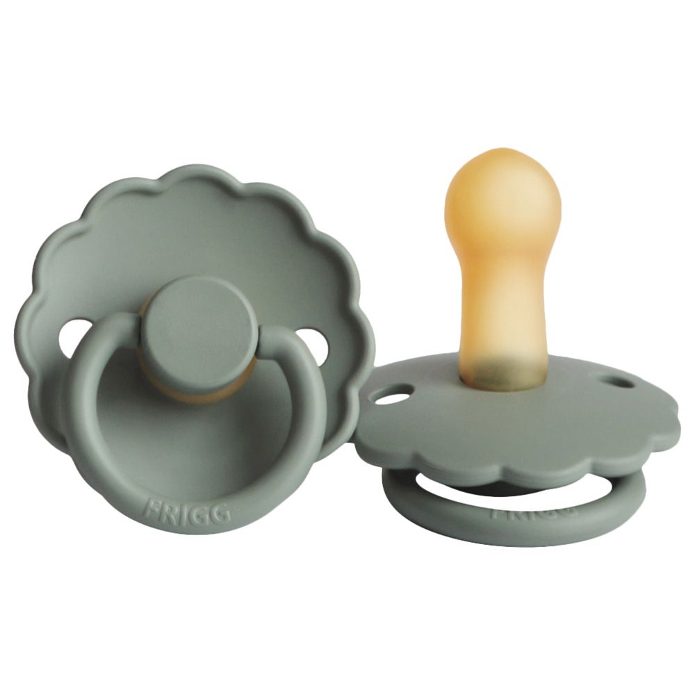 FRIGG - Daisy Latex Pacifier 6-18M S2 - Lily Pad