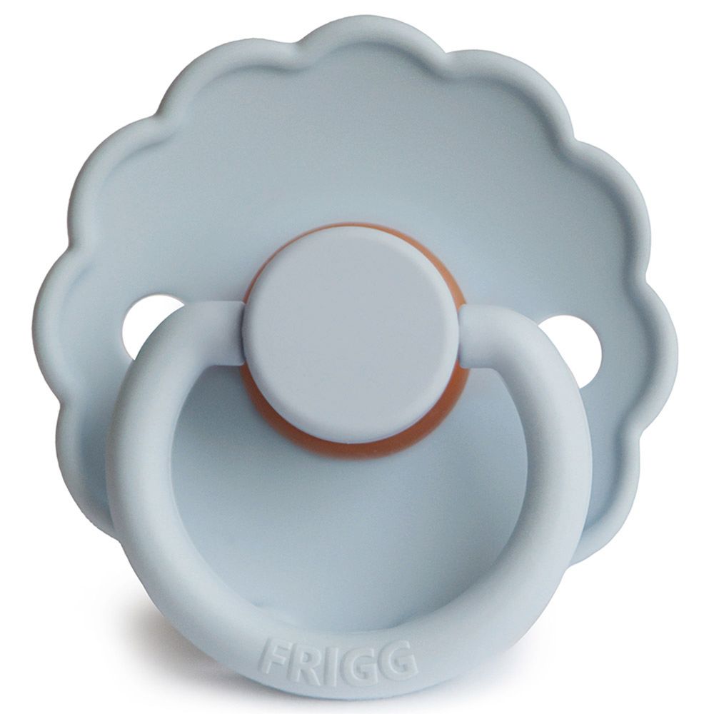 FRIGG - Daisy Latex Pacifier 6-18M S2 - Powder Blue