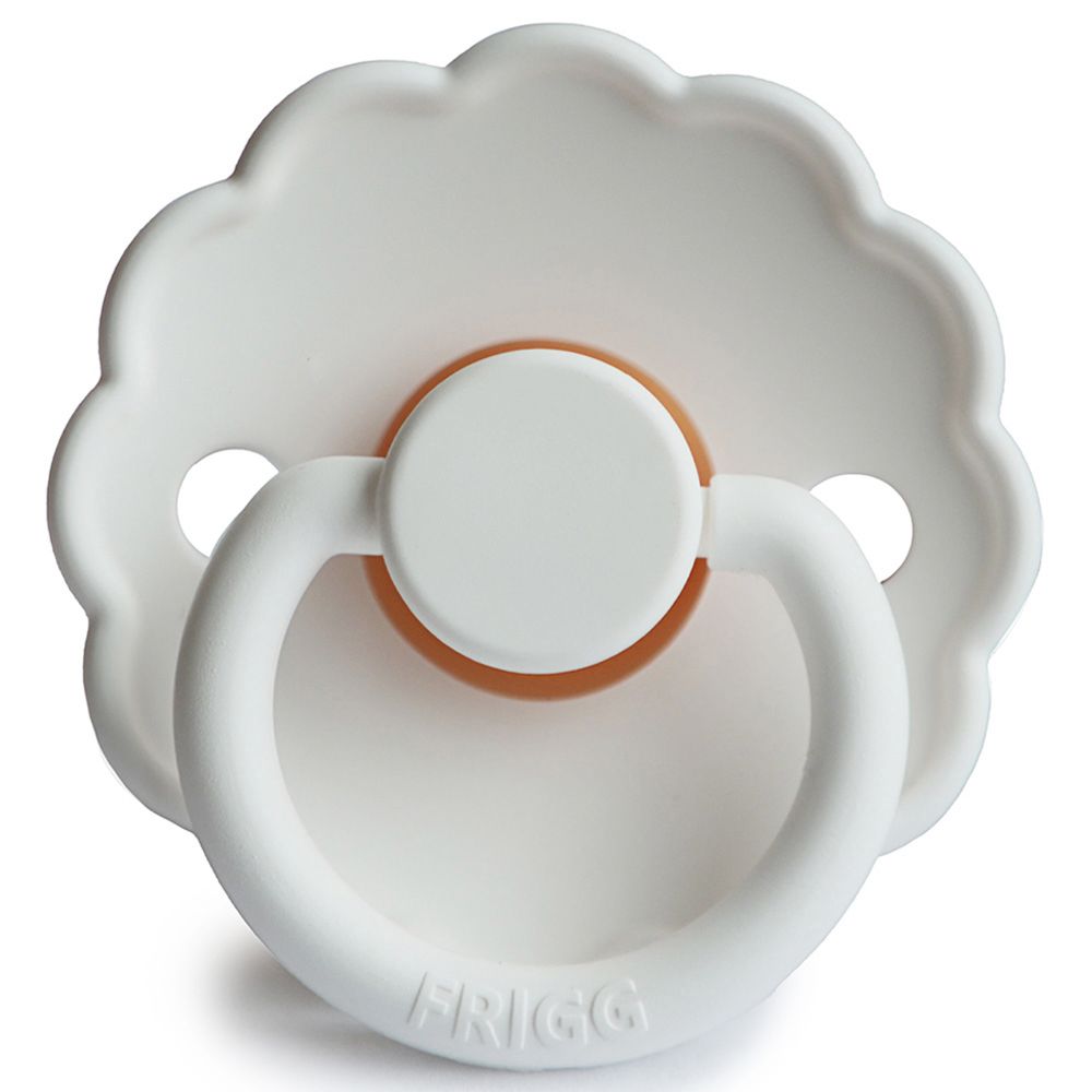 FRIGG - Daisy Latex Pacifier 6-18M S2 - Bright White