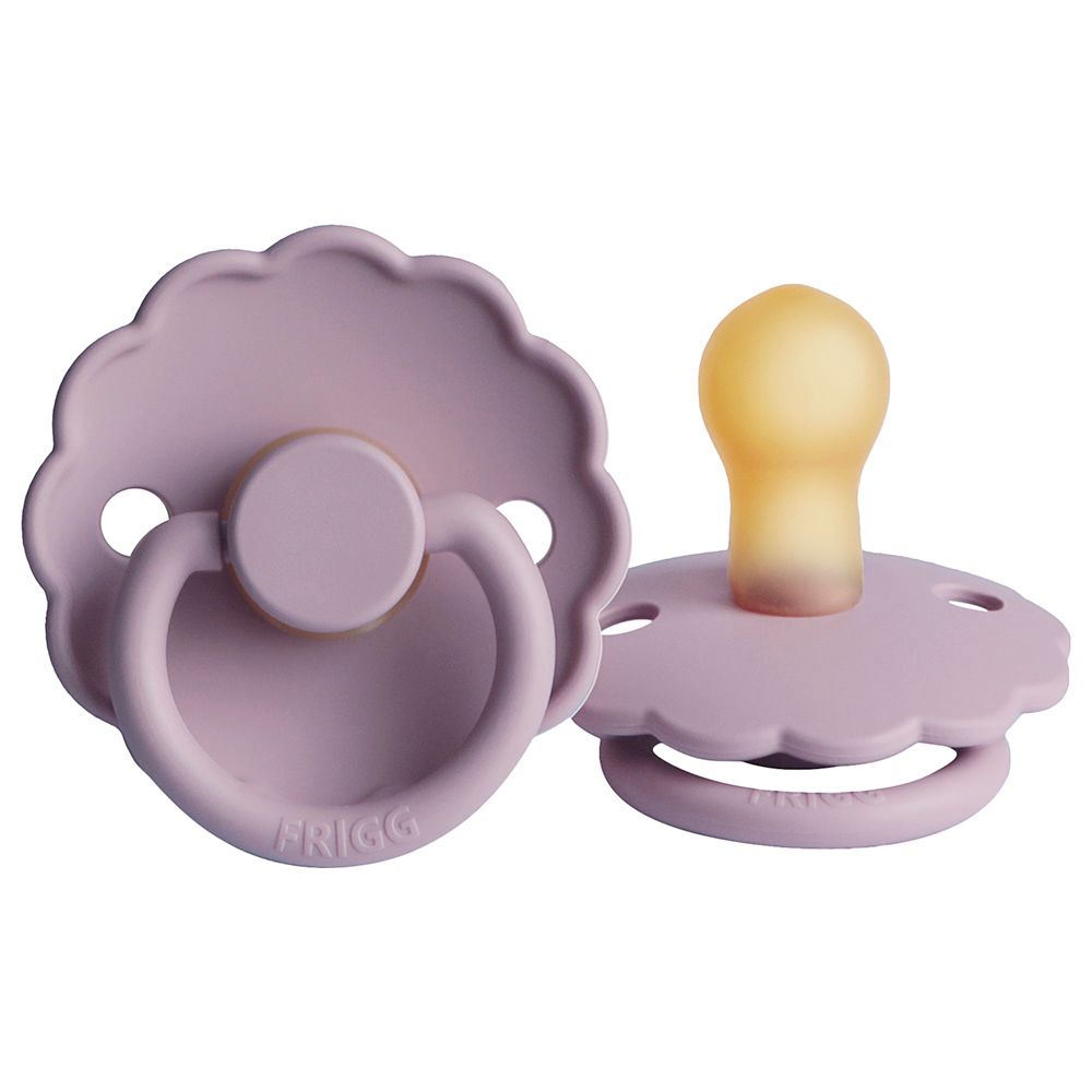 FRIGG - Daisy Latex Pacifier 0-6M S1 - Heather