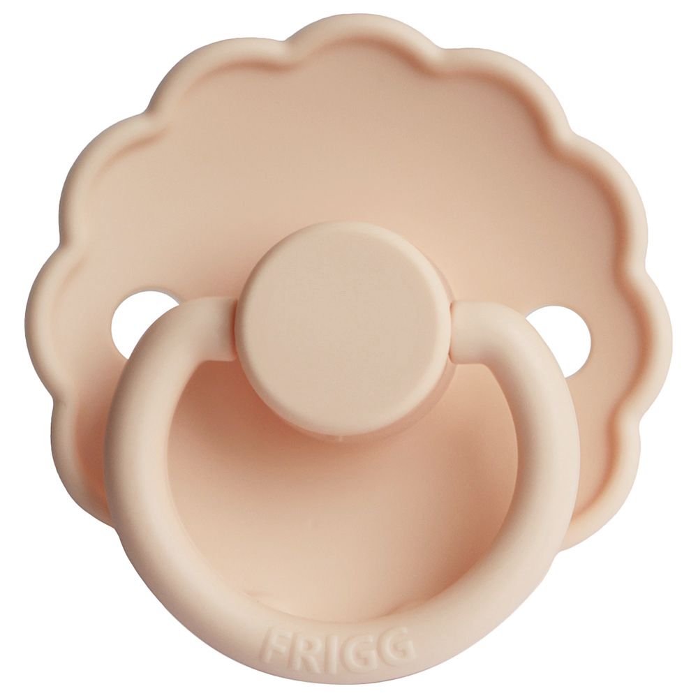 Frigg - S2 Daisy Silicone Pacifier - 6-18 Months - Pink Cream