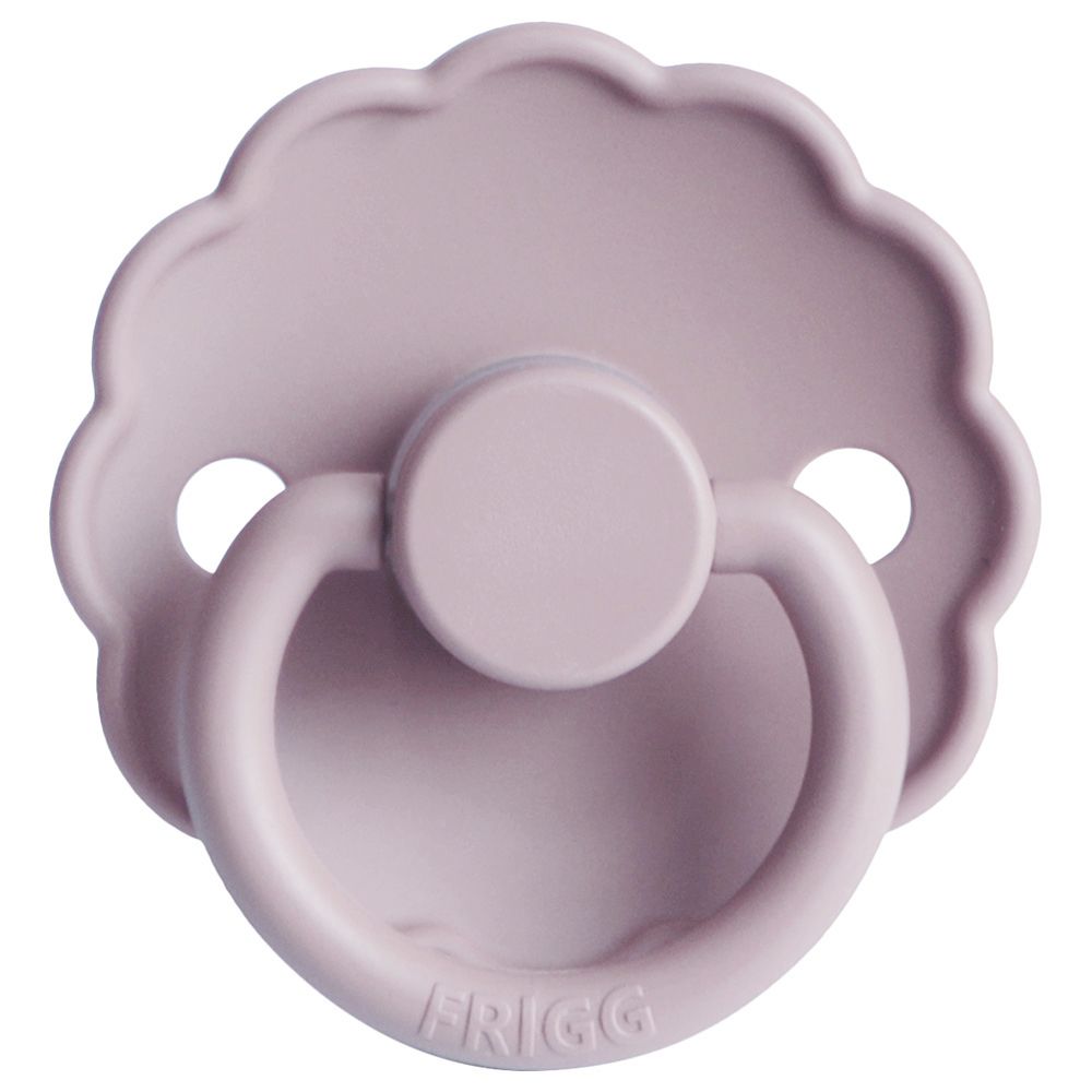 Frigg - S1 Daisy Silicone Pacifier - 0-6 Months - Soft Lilac