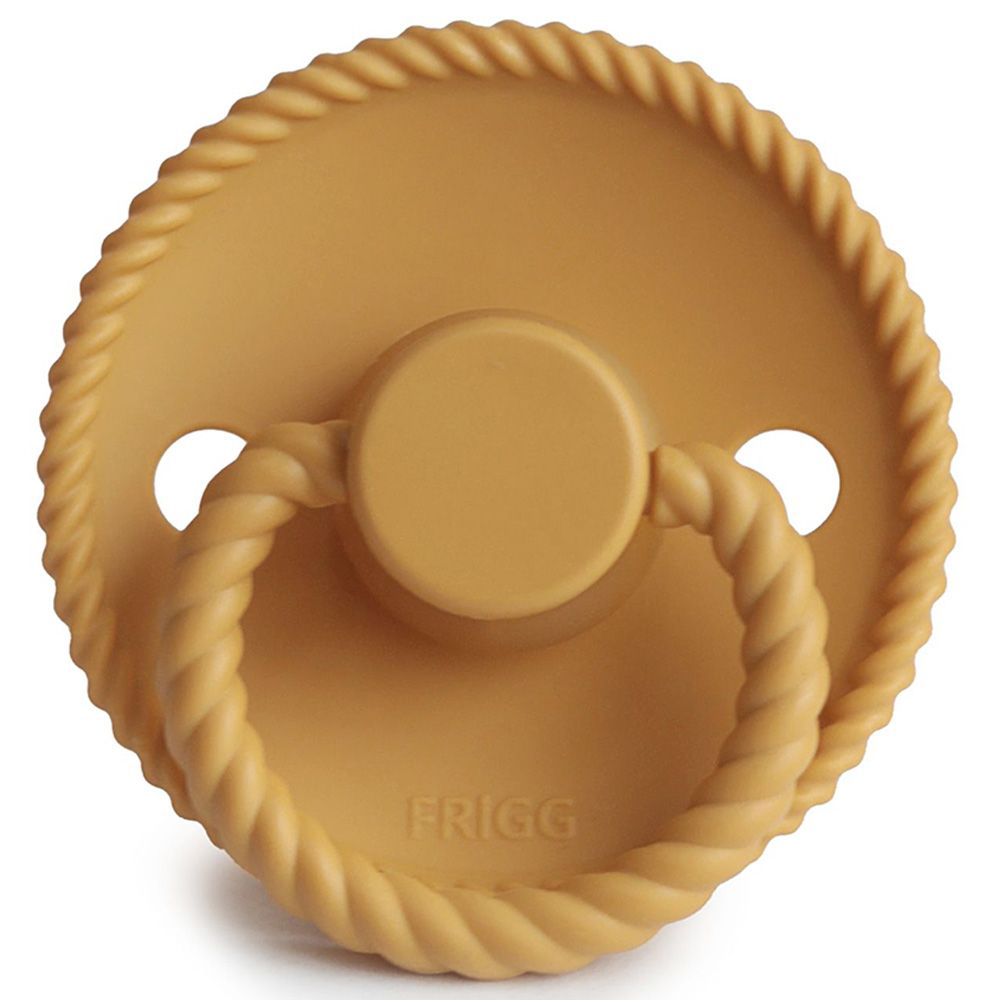 FRIGG - Rope Latex Pacifier 0-6M S1 - Honey Gold