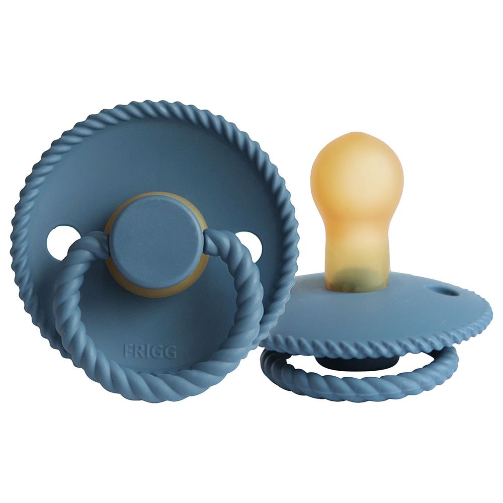 FRIGG - Rope Latex Pacifier 0-6M S1 - Ocean View