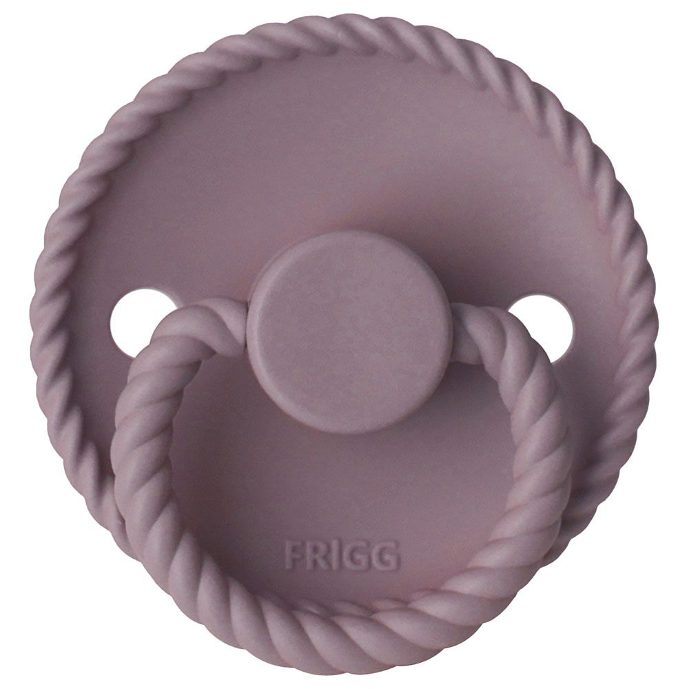 Frigg - Rope Silicone Pacifier 6-18M S2 - Twilight Mauve