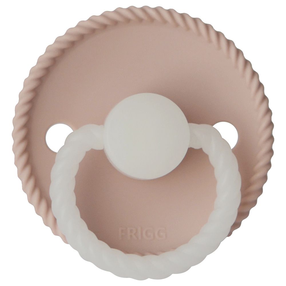 Frigg - Rope Silicone Blush Night Pacifier 6-18M S2