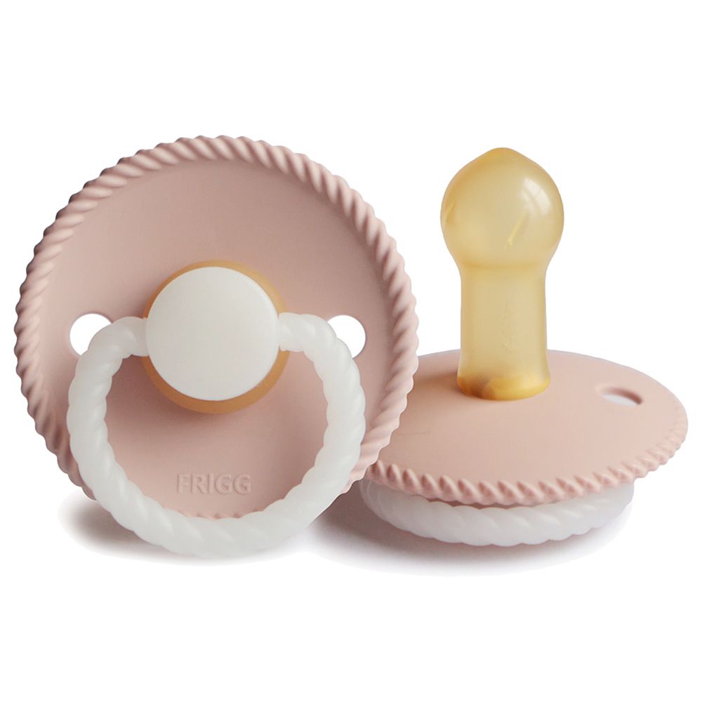 Frigg - Rope Latex Pacifier 6-18M S2 - Blush Night