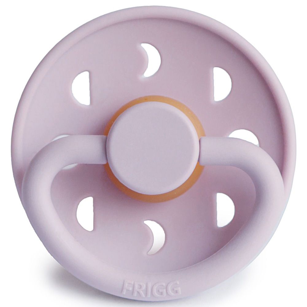 FRIGG - Moon Phase Latex Pacifier 0-6M S1 - Soft Lilac