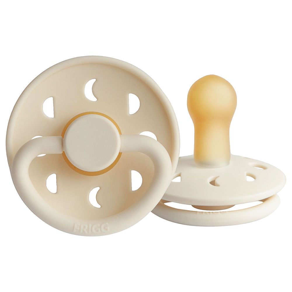 FRIGG - Moon Phase Latex Pacifier 6-18M S2 - Cream