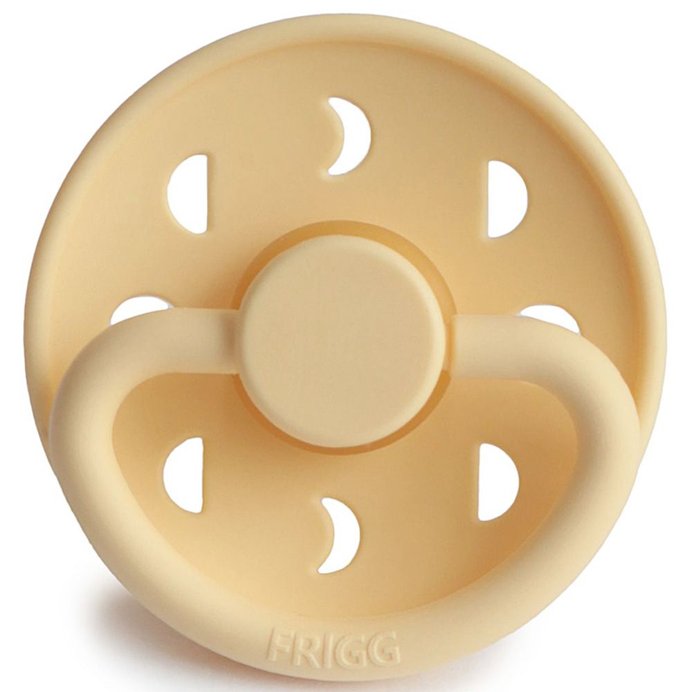 FRIGG - Moon Phase Latex Pacifier 0-6M S1 - Pale Daffodil