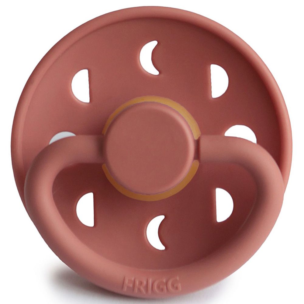 FRIGG - Moon Phase Latex Pacifier 0-6M S1 - Powder Blush