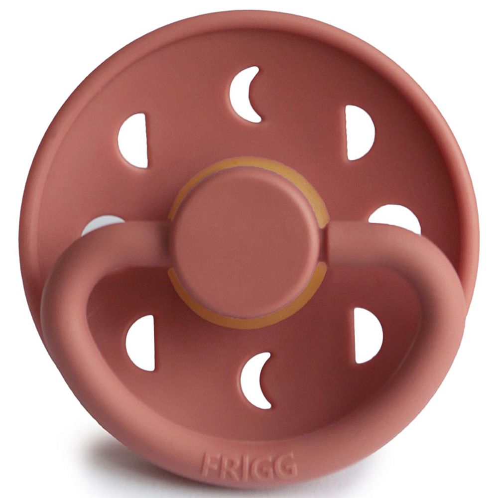 FRIGG - Moon Phase Latex Pacifier 6-18M S2 - Powder Blush