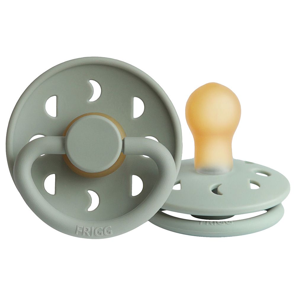 FRIGG - Moon Phase Latex Pacifier 0-6M S1 - Sage