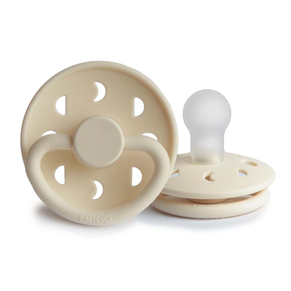 Frigg - Moon Phase Silicone Pacifier 0-6M S1 - Cream 