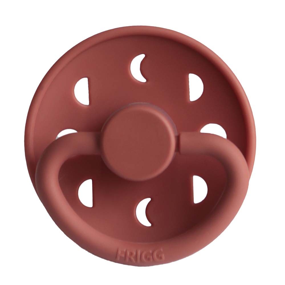 Frigg - Moon Phase Silicone Pacifier 0-6M S1 - Powder Blush 