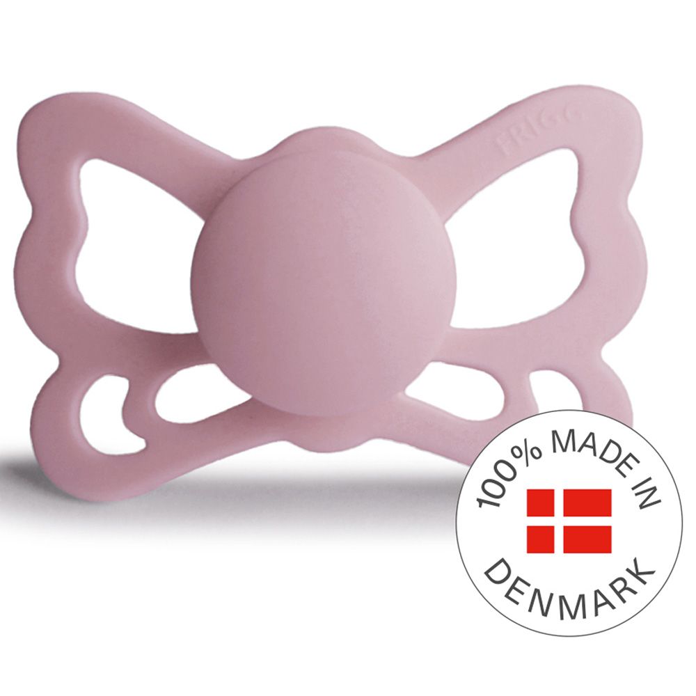 Frigg - Butterfly Anatomical Silicone Pacifier 6-18M S2 - Primrose