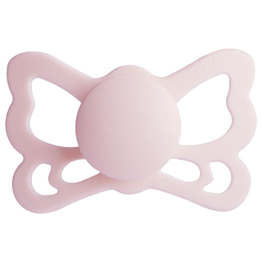 Frigg - Butterfly Anatomical Silicone Pacifier 6-18M S2 - White Lilac