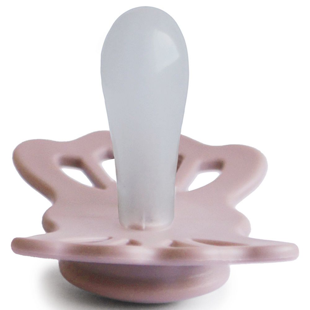 Frigg - Lucky Symmetrical Silicone Pacifier 0-6M S1 - Blush