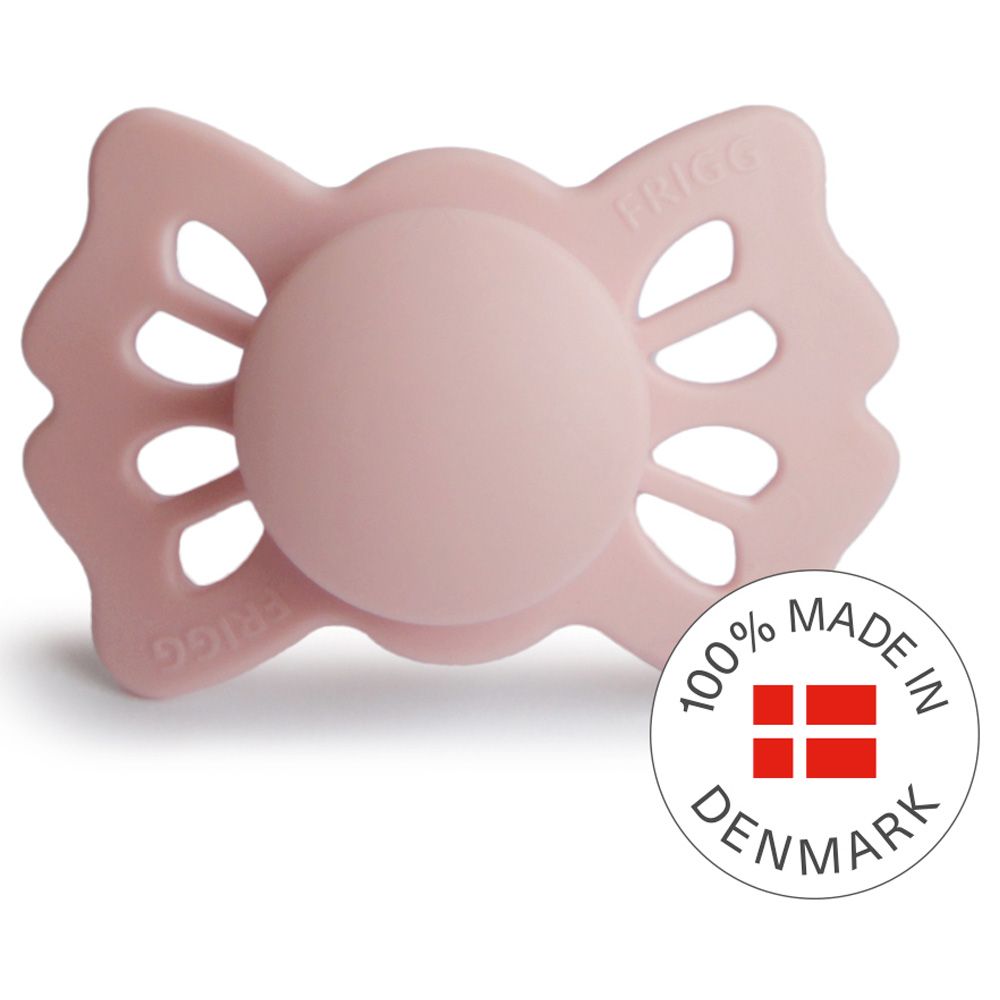 Frigg - Lucky Symmetrical Silicone Pacifier 0-6M S1 - Blush