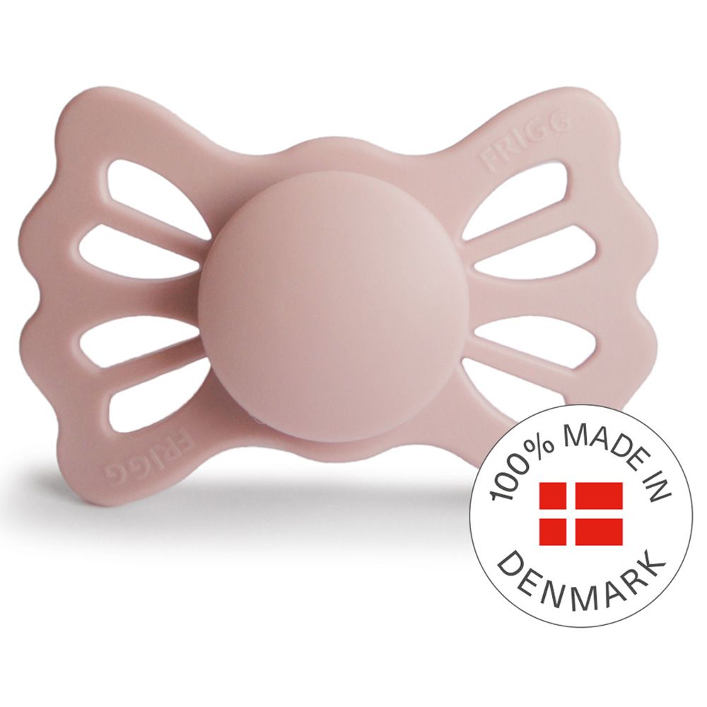 Frigg - Lucky Symmetrical Silicone Pacifier 6-18M S2 - Blush