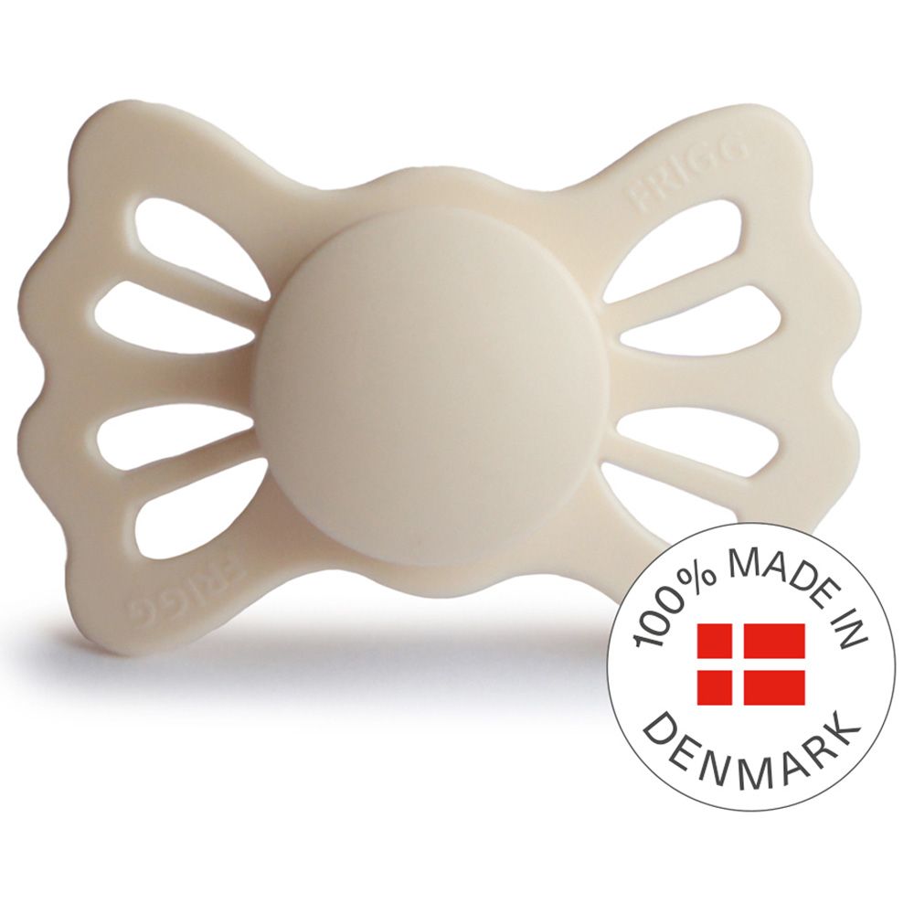 Frigg - Lucky Symmetrical Silicone Pacifier 6-18M S2 - Cream