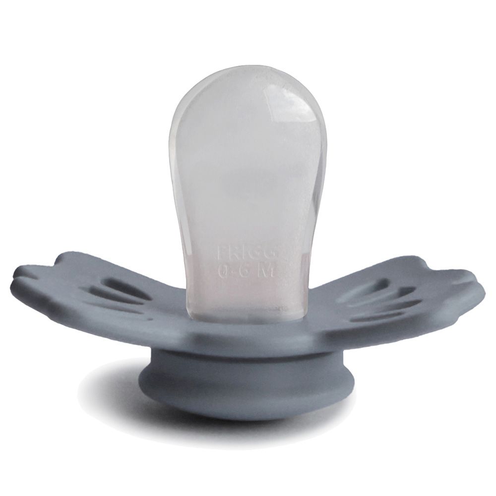 Frigg - Lucky Symmetrical Silicone Pacifier 0-6M S1 - Great Gray