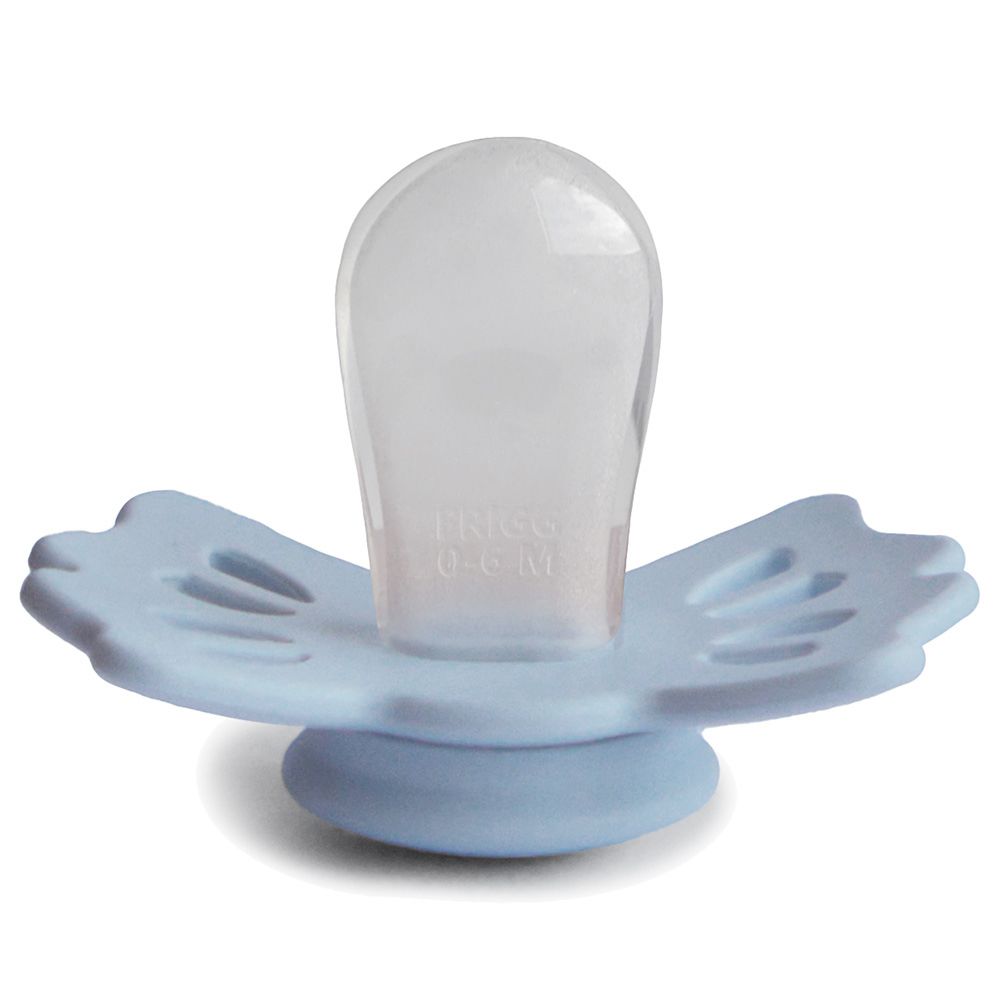 Frigg - Lucky Symmetrical Silicone Pacifier 0-6M S1 - Powder Blue