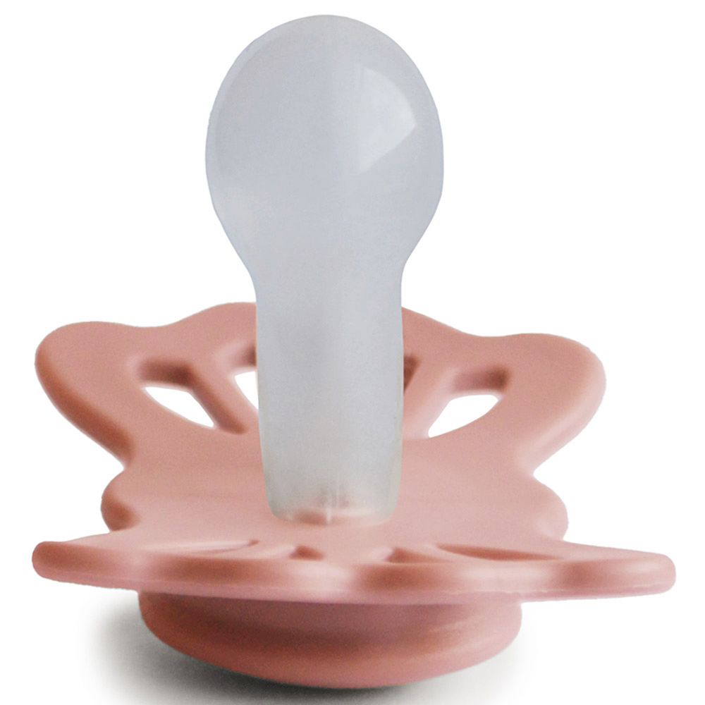 Frigg - Lucky Symmetrical Silicone Pacifier 6-18M S2 - Pretty In Peach