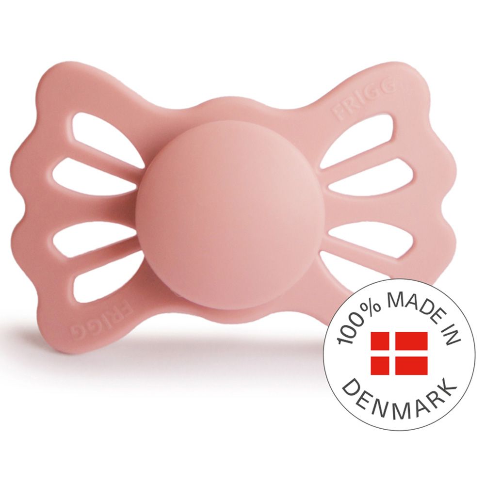 Frigg - Lucky Symmetrical Silicone Pacifier 6-18M S2 - Pretty In Peach