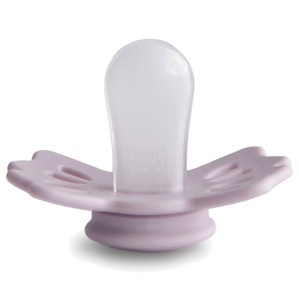 Frigg - Lucky Symmetrical Silicone Pacifier 0-6M S1 - Soft Lilac