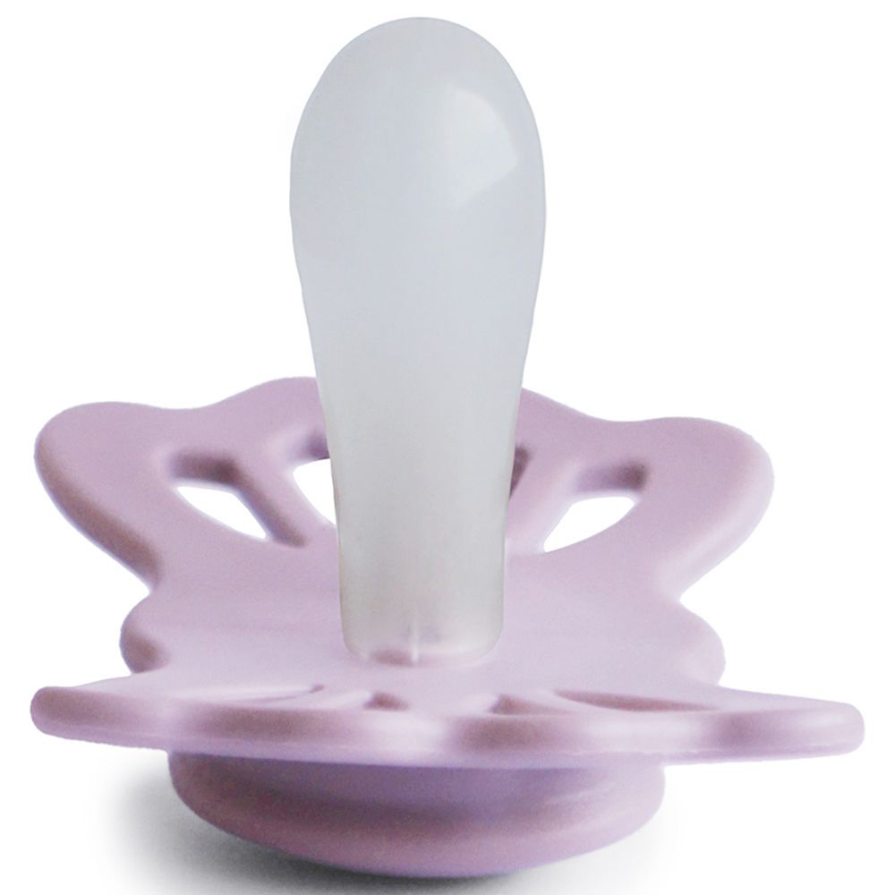 Frigg - Lucky Symmetrical Silicone Pacifier 0-6M S1 - Soft Lilac