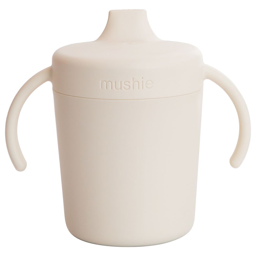 Mushie - Trainer Sippy Cup - Ivory