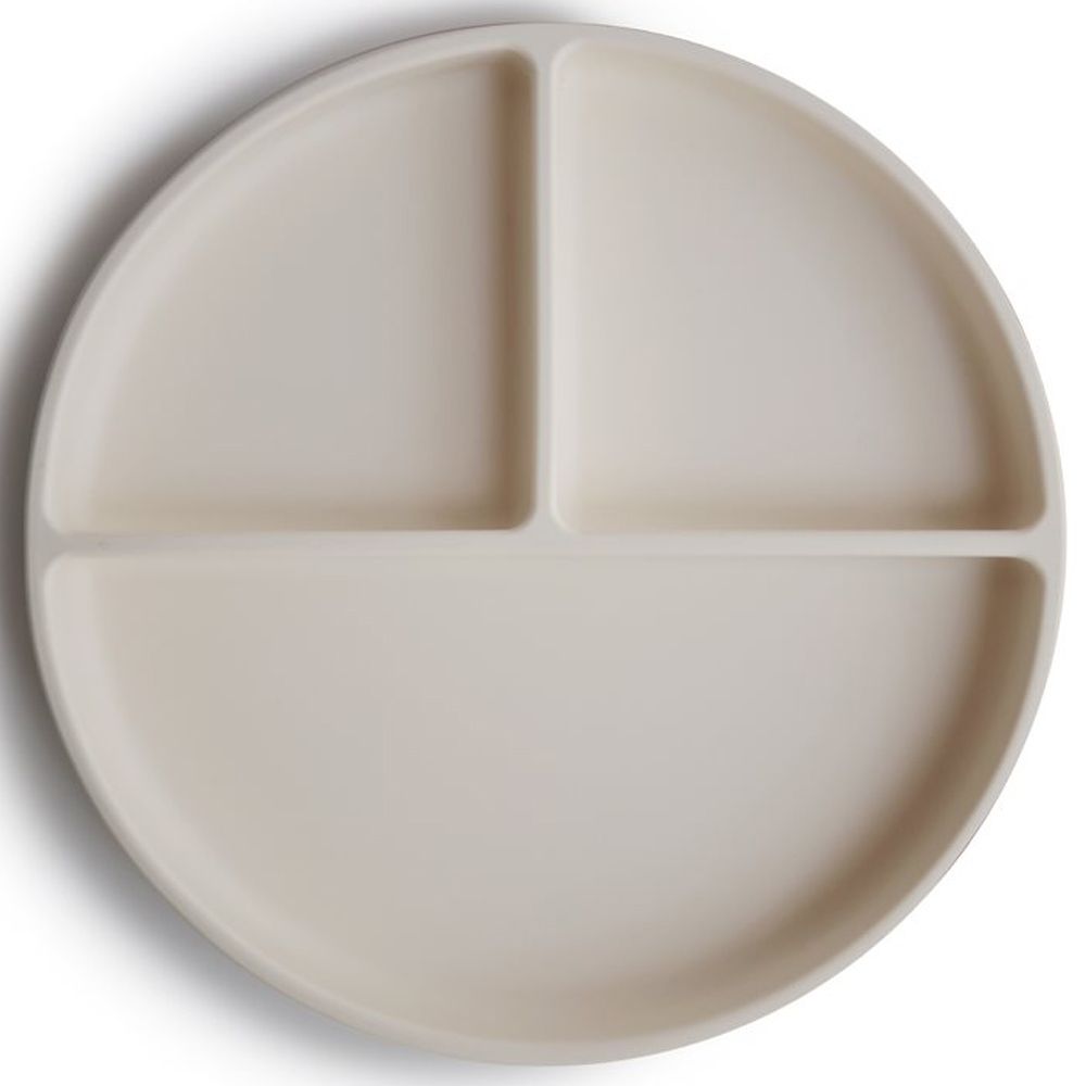 Mushie - Silicone Plate - Ivory