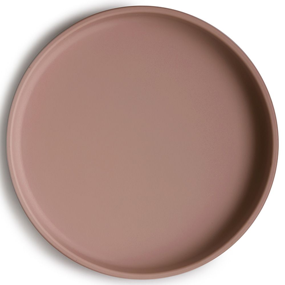 Mushie - Classic Silicone Suction Plate - Cloudy Mauve