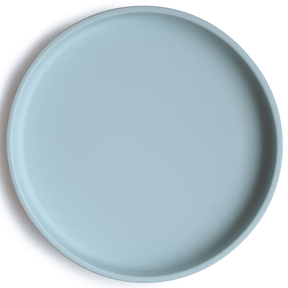 Mushie - Classic Silicone Suction Plate - Powder Blue