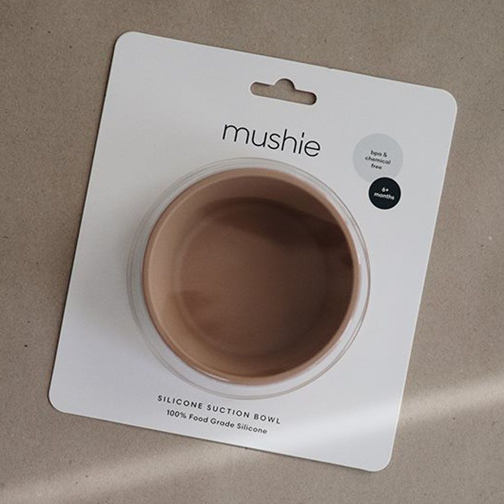 Mushie - Silicone Bowl - Woodchuck