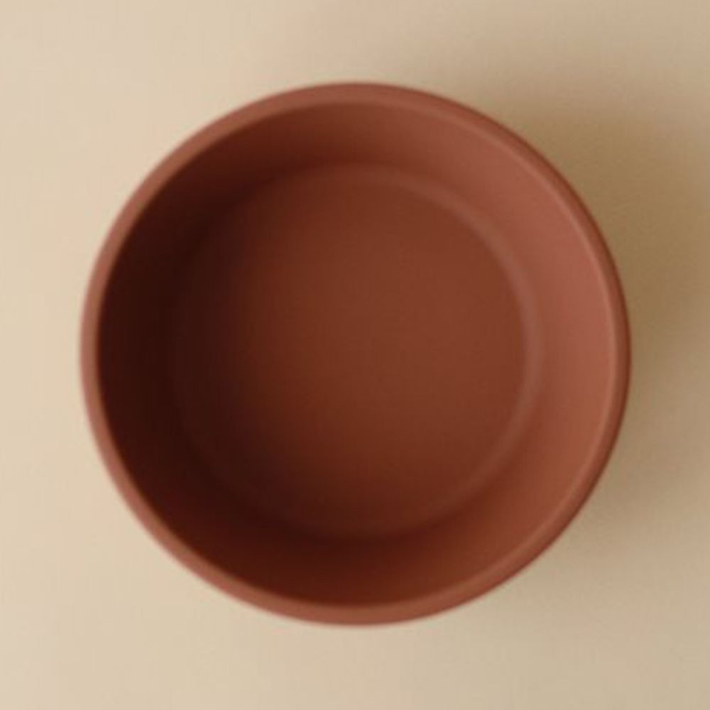 Mushie - Silicone Bowl - Woodchuck