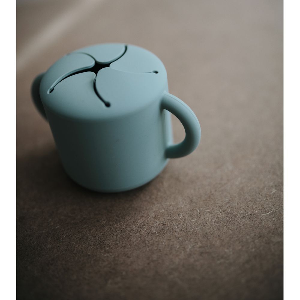 Mushie - Snack Cup - Powder Blue