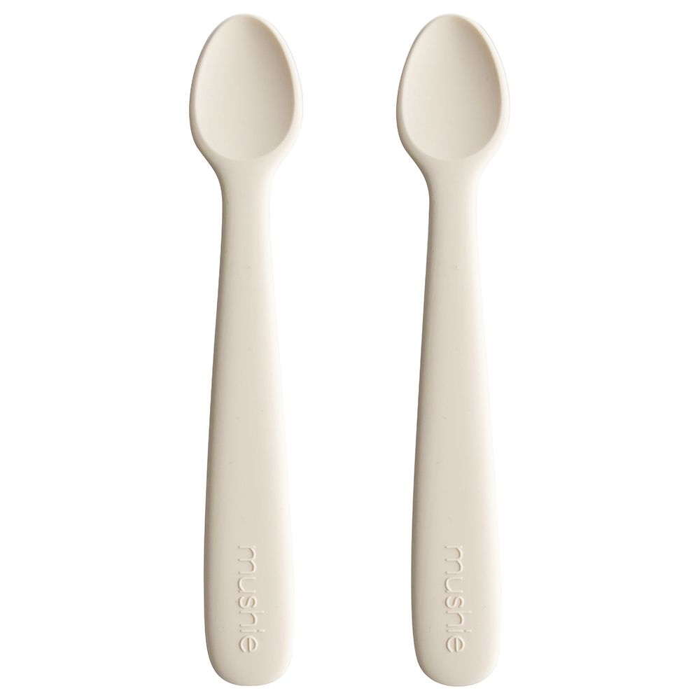 Mushie - Baby Spoon - Pack of 2 Ivory