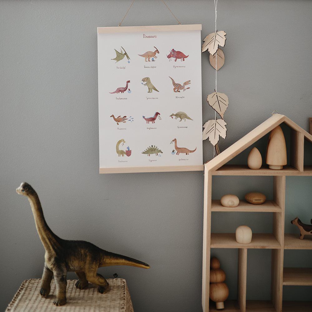 Mushie - Dinosaurs Poster - Medium