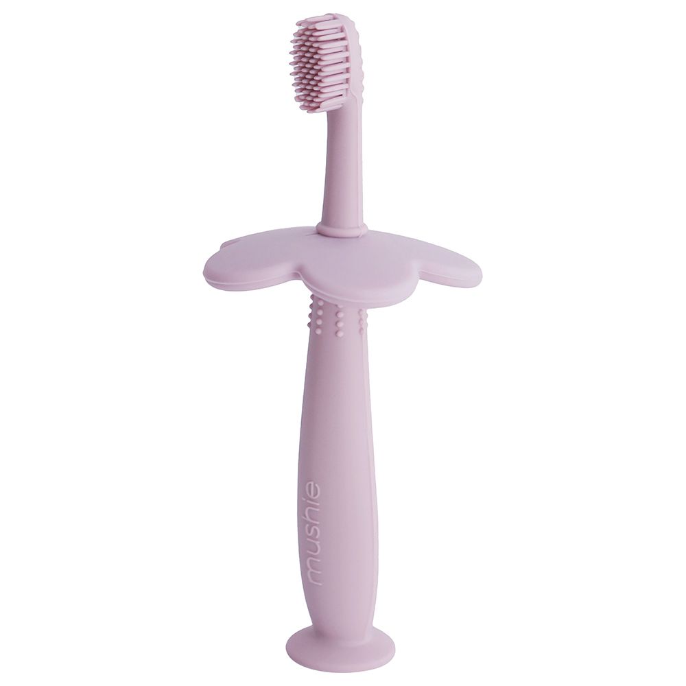 Mushie - Flower Training Toothbrush - Soft Lilac