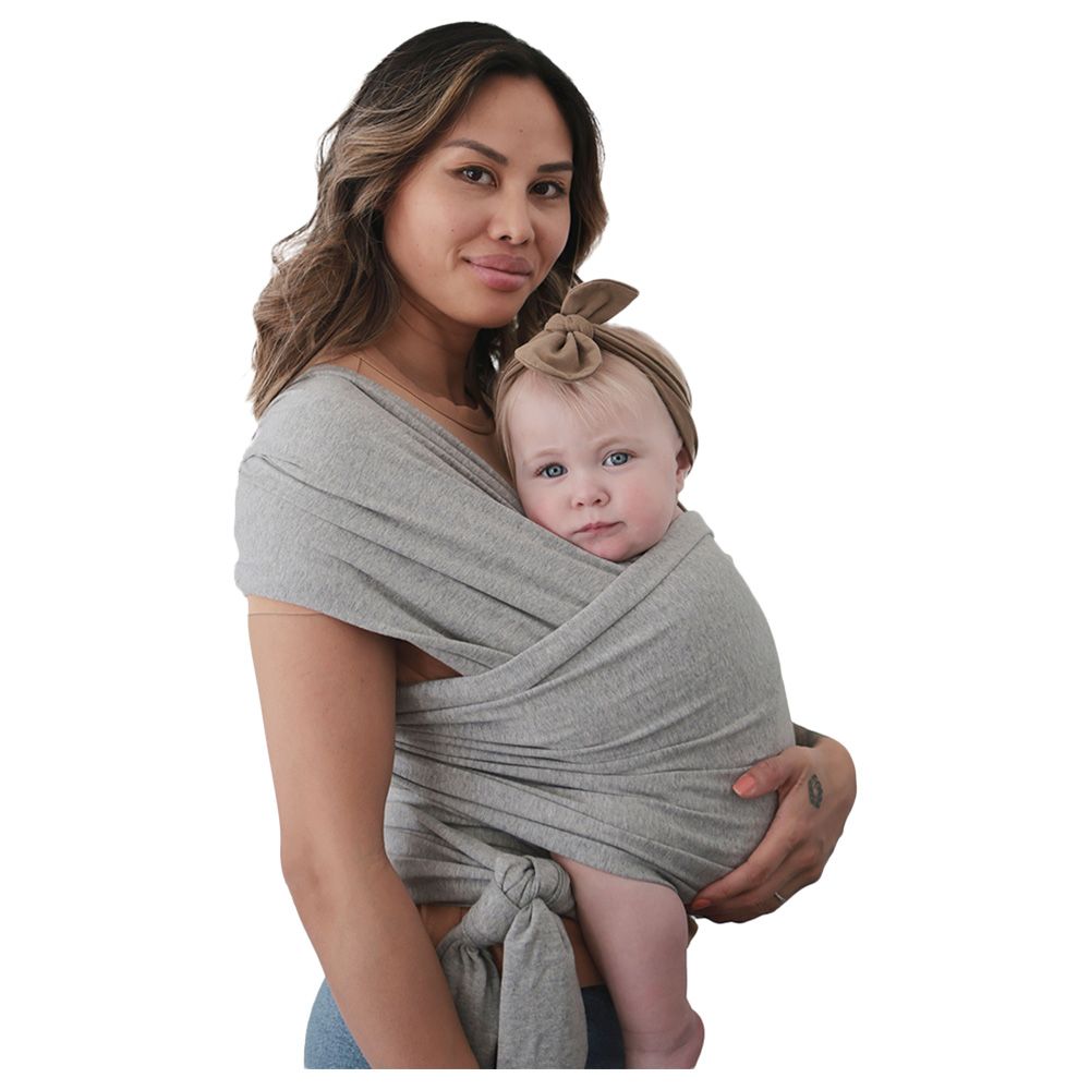 Mushie - Baby Carrier Wrap - Gray Melange