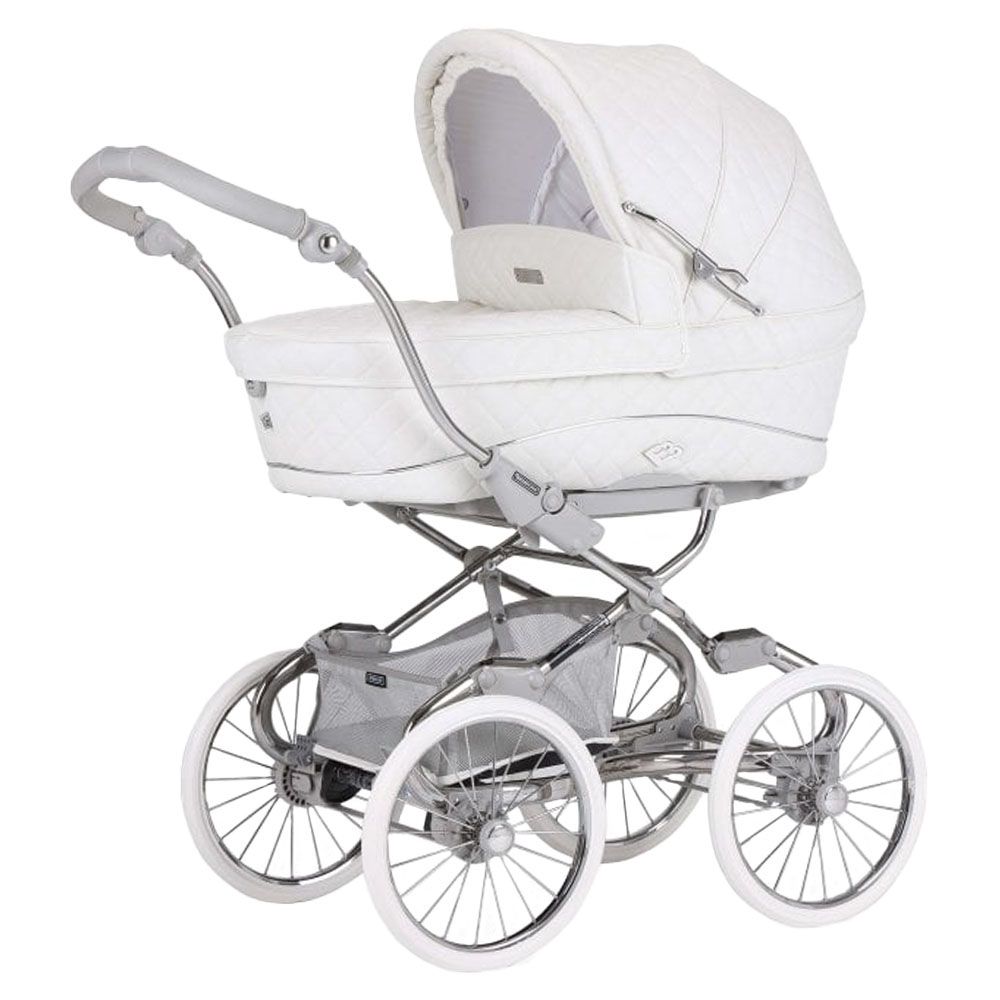 Bebecar - PR Stylo Class Stroller w/ Bag & Car Seat - SP951 - White