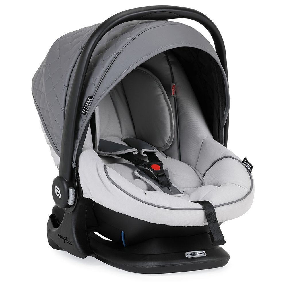 Bebecar - Pram Via w/ Bag & Car Seat - SP 033 - Dark Grey