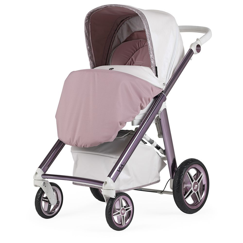 Bebecar - Pram Via & PP 280 - Pink - Snake