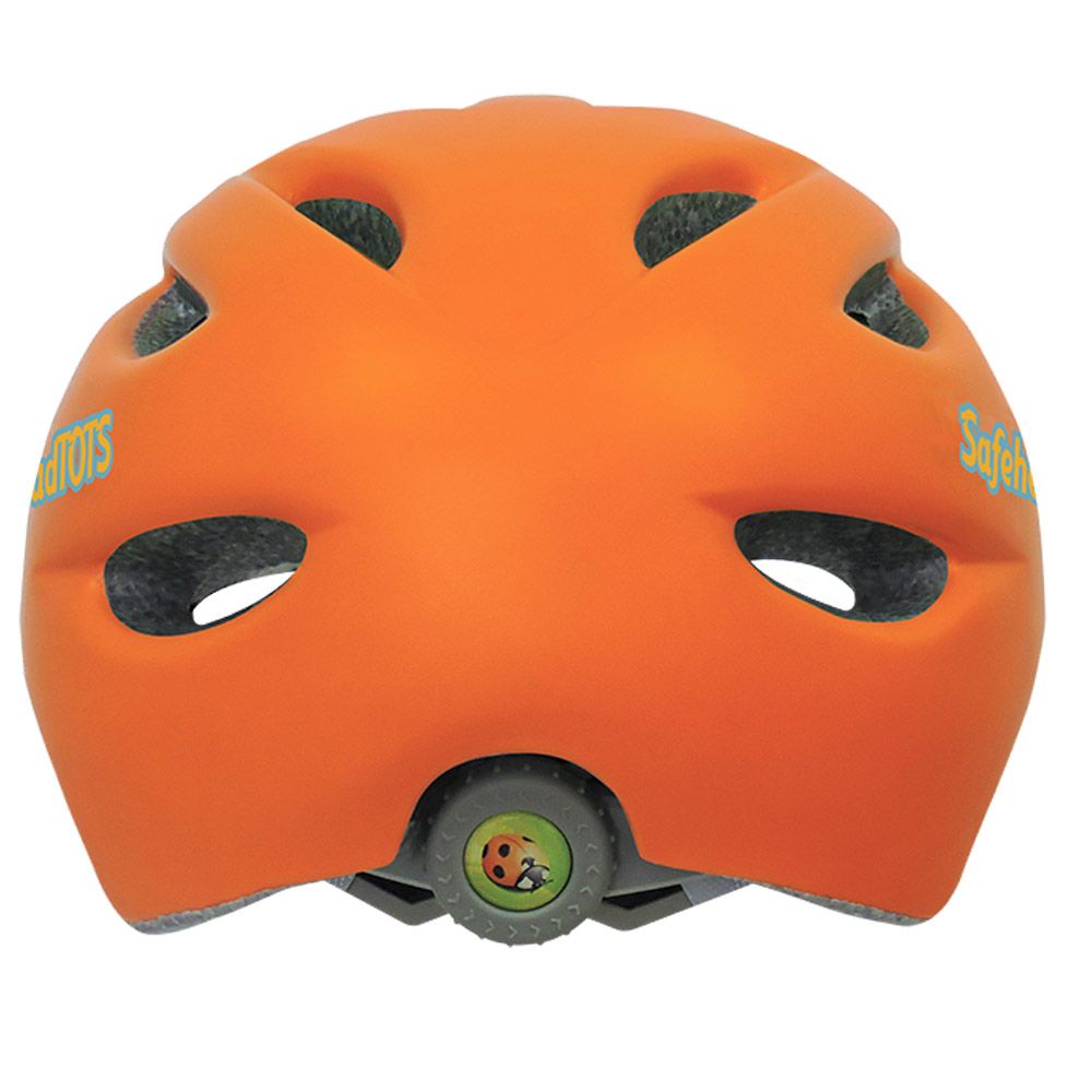 SafeheadTOTS - Toddler Bike Helmet - ORANGE blue - XS